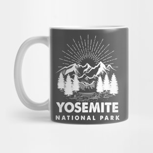 Yosemite National Park Retro Mug